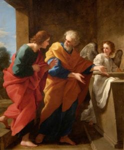 Romanelli, Giovanni Francesco; St John and St Peter at the Empty Tomb of Christ; The Fitzwilliam Museum; http://www.artuk.org/artworks/st-john-and-st-peter-at-the-empty-tomb-of-christ-5556